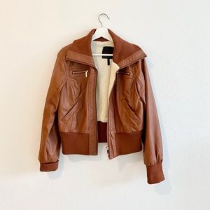 Faux Leather Jacket